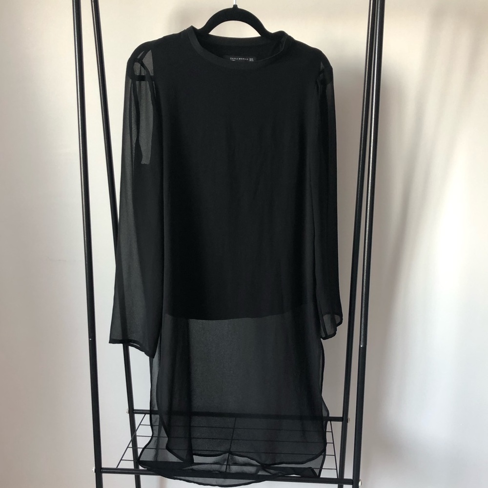 Zara Black Tunic